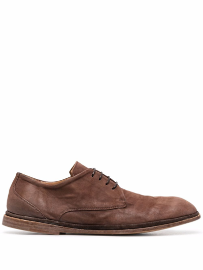 Moma Lace-up Leather Shoes In Brown