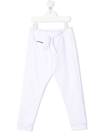 Dsquared2 Logo-print Drawstring Track Pants In White