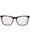 Boucheron Square-frame Optical Glasses In Black