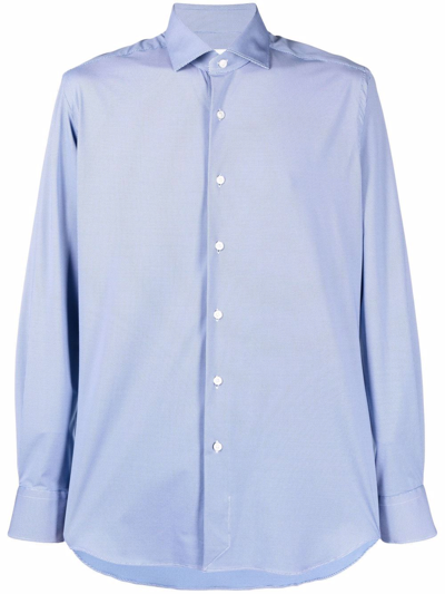 Xacus Men's Light Blue Other Materials Shirt