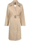 Mackintosh Kintore Bonded Cotton Trench Coat In Neutrals