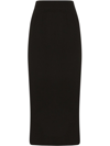 Dolce & Gabbana Tulle Calf-length Skirt In Black