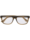 Gucci Square-frame Optical Glasses In Brown