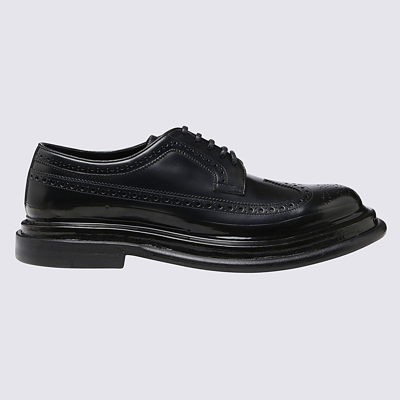 Dolce & Gabbana Chunky-sole Leather Brogues In Black