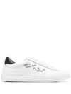 MSGM 'NEVER LOOK BACK' LACE-UP SNEAKERS