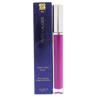Estée Lauder Ladies Pure Color Love Shine - 401 Grape Addiction Liquid 0.2 oz Lipstick Makeup 887167384576 In N,a