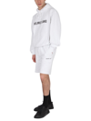 Helmut Lang Bermuda With Logo Print In White