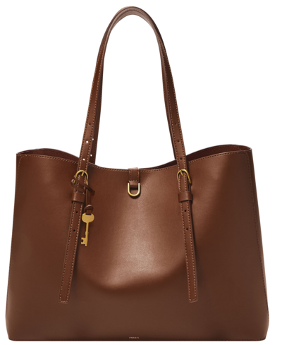 Fossil Women's Kier Cactus Leather Tote In Brown