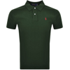 RALPH LAUREN RALPH LAUREN SLIM FIT POLO T SHIRT GREEN