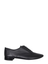REPETTO REPETTO WOMEN'S BLACK OTHER MATERIALS LACE-UP SHOES,V014A410 37