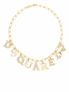 DSQUARED2 DSQUARED2 WOMEN'S GOLD METAL NECKLACE,NEW0134594000017043 UNI