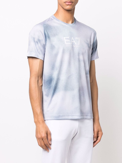 Ea7 Emporio Armani Ventus 7 T-shirt In Grey