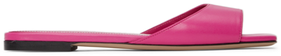 Attico The  Devon Leather Sandal In Pink