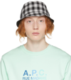APC BLACK & WHITE MARK BUCKET HAT