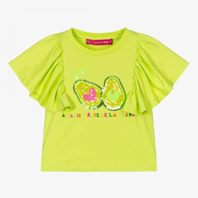 Agatha Ruiz De La Prada Kids'  Girls Green Avocado T-shirt