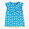 AGATHA RUIZ DE LA PRADA AGATHA RUIZ DE LA PRADA GIRLS BLUE FLORAL COTTON TOP