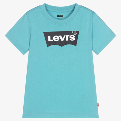 Levi's Babies' Boys Blue Logo Cotton T-shirt