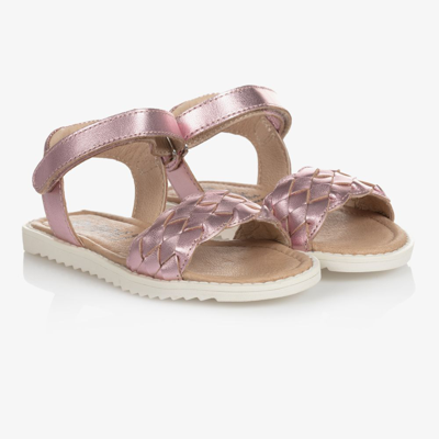 Old Soles Babies' Girls Pink Leather Sandals