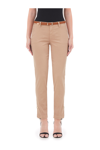 Liu •jo Trousers Camel In Beige