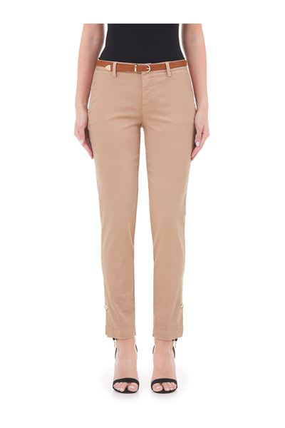 Liu •jo Trousers Camel In Beige