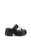 Marsèll Slip-on Platform Thong Sandals In Nero