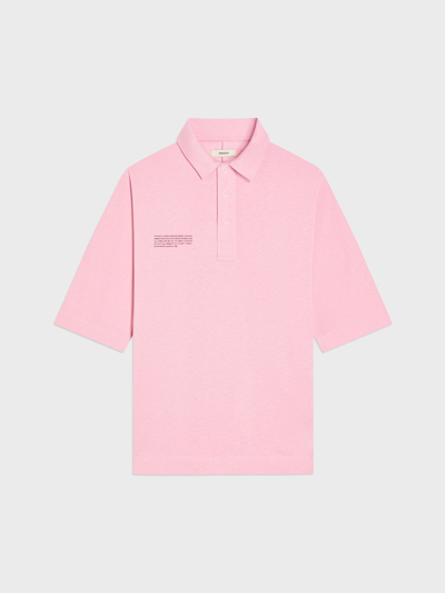 Pangaia Archive Plntfiber Polo Shirt In Sakura Pink | ModeSens
