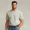 Polo Ralph Lauren Ralph Lauren Classic Fit Crewneck Tee In New Grey Heather