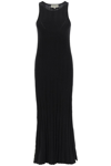 Loulou Studio Molino Stretch Pointelle-knit Maxi Dress In Black
