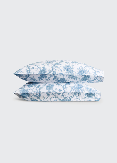 Matouk San Cristobal Standard Pillowcases - Pair In Sky