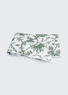 Matouk San Cristobal Full/queen Flat Sheet In Green