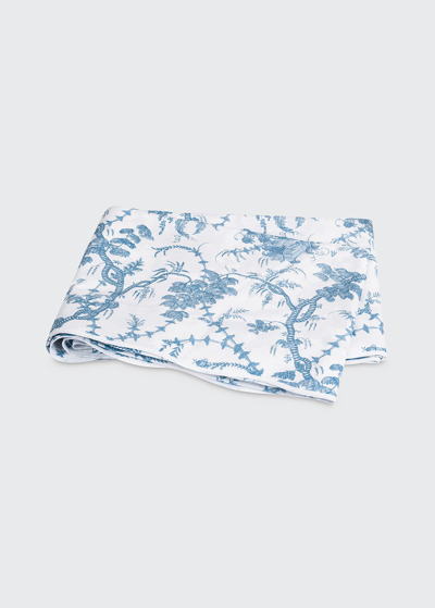 Matouk San Cristobal Flat Sheet, Full-queen In Sky