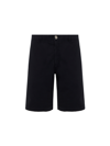 Woolrich Shorts With Cargo Pockets In Melton Blue