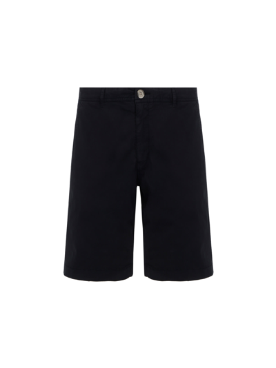 Woolrich Shorts With Cargo Pockets In Blue