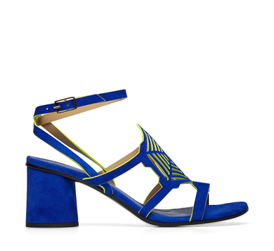 Fabi Sandals Blue In Blu Blu E Verdi