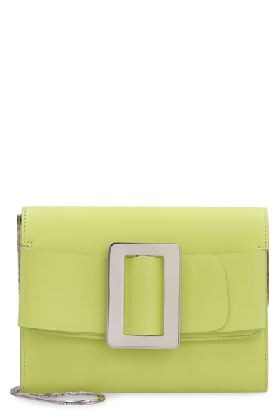 Boyy Buckle Travel Bag In Leather In Key Lime