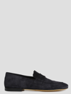 Officine Creative Airto Suede Loafers In Blue
