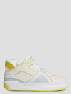 Just Don Colour-block Panelled Trainers In White