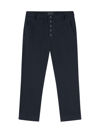 Dondup Button-front Slacks In Black