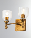 Lucas + Mckearn Felice 2-light Bath Vanity Light