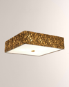 Lucas + Mckearn Mosaic 3-light Square Ceiling Light, 16"