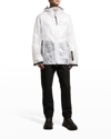 Moncler Day-namic Hooded Rain Jacket In White