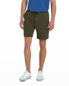 Bugatchi Men's Comfort Drawstring Shorts In Olive