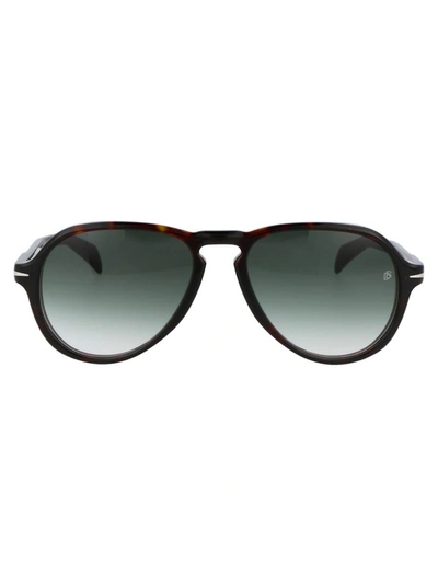 David Beckham Eyewear David Beckham Sunglasses In 0869k Havana