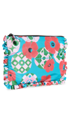 La Doublej Floral-print Hand Pochette In Nectar