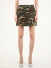 DOLCE & GABBANA DOLCE & GABBANA CAMOUFLAGE PATTERN MINI SKIRT