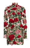 OSCAR DE LA RENTA WOMEN'S EMBROIDERED MINI DRESS