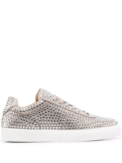 Philipp Plein King Power Low-top Sneakers In Neutrals