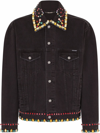 DOLCE & GABBANA EMBELLISHED DENIM JACKET