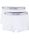 DOLCE & GABBANA TWO-PACK LOGO-WAISTBAND BOXERS