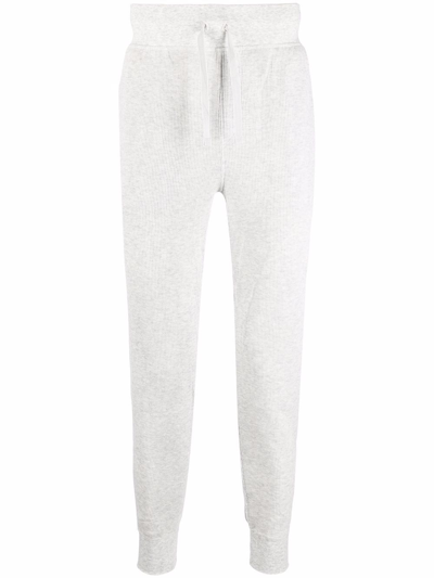 Polo Ralph Lauren Polo Pony Cotton-blend Track Trousers In Grey